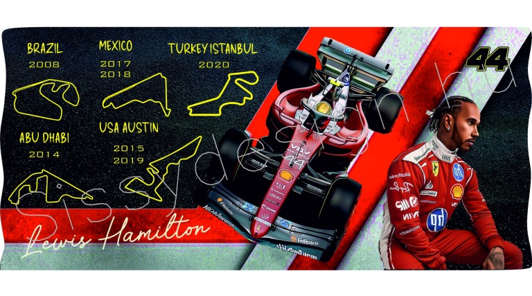 F1 Lewis Hamilton bögre rajongóknak