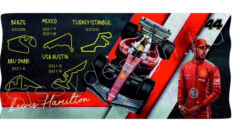 F1 Lewis Hamilton bögre 