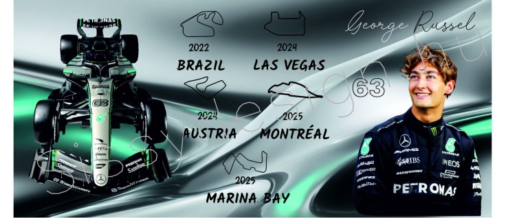 F1 George Russel bögre rajongóknak