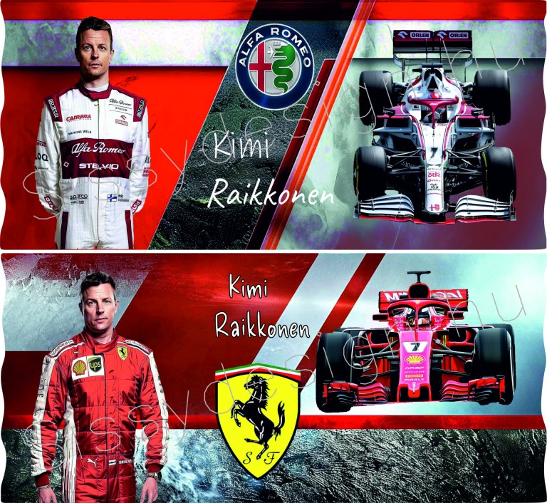F1 Kimi Raikkonen ajándékcsomag rajongóknak