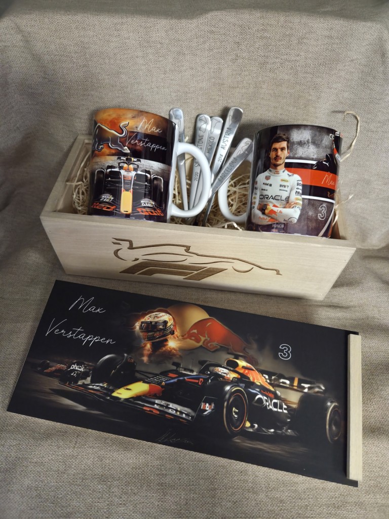 F1 Max Verstappen ajándékcsomag rajongóknak 