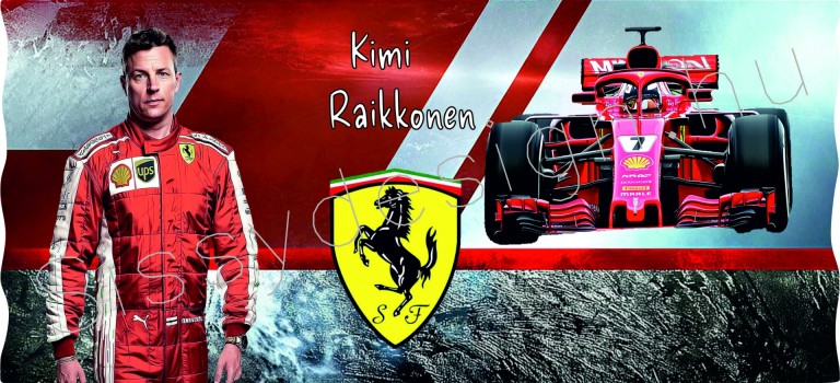 F1 Kimi Raikkonen rajongói bögre