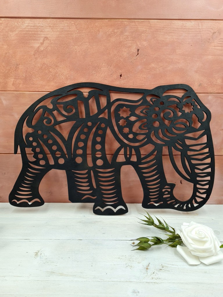 Indiai elefánt falikép