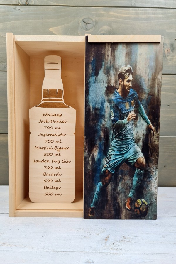 Lionel Messi italos ajándékdoboz szülinapra