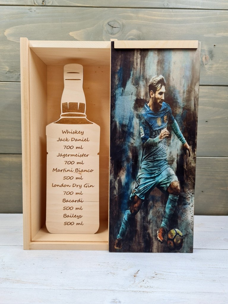 Lionel Messi italos ajándékdoboz szülinapra